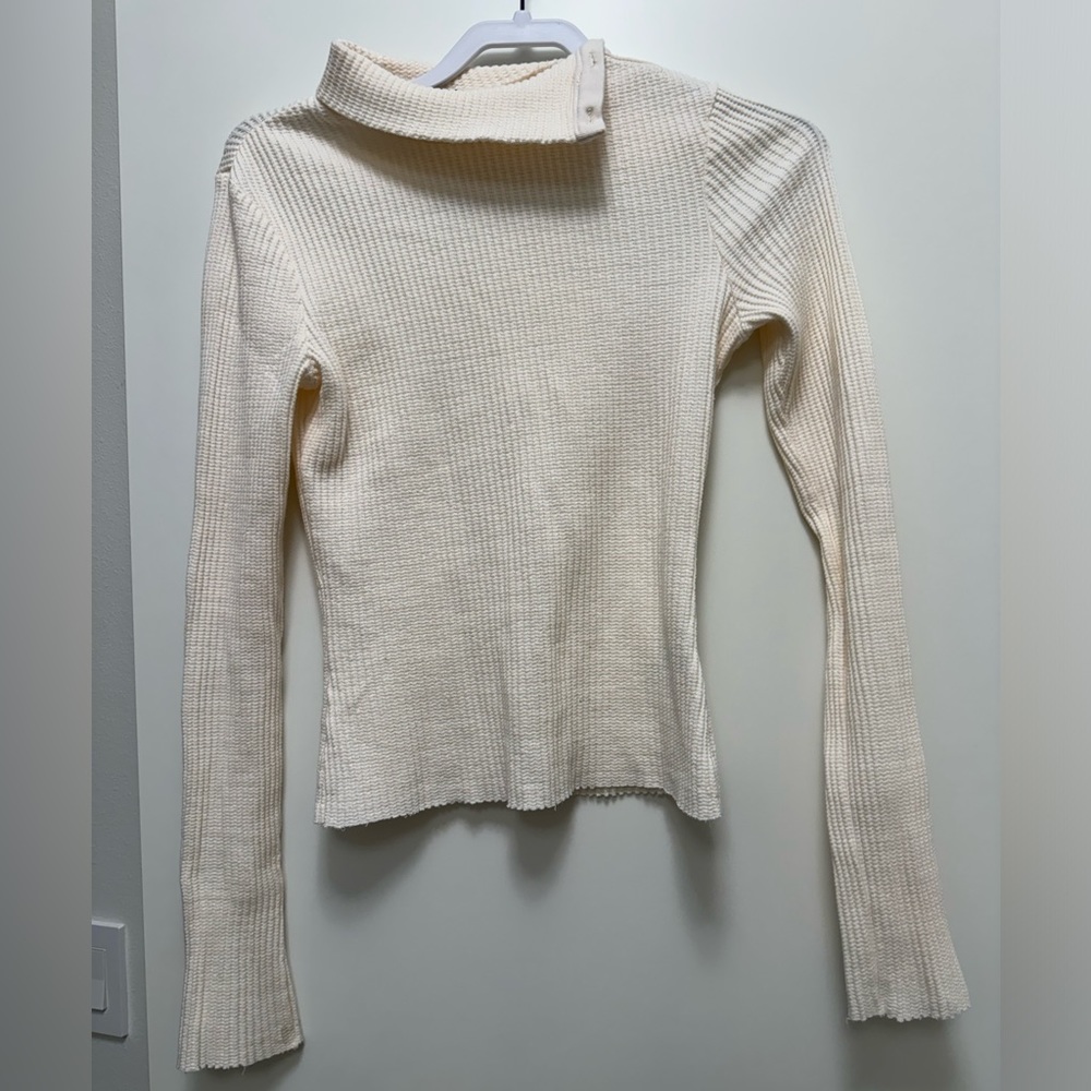 The Rang sweater with buttons [can wear multiple ways]